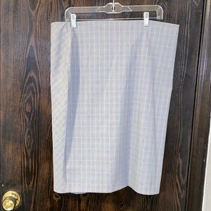 Plaided Pencil skirt